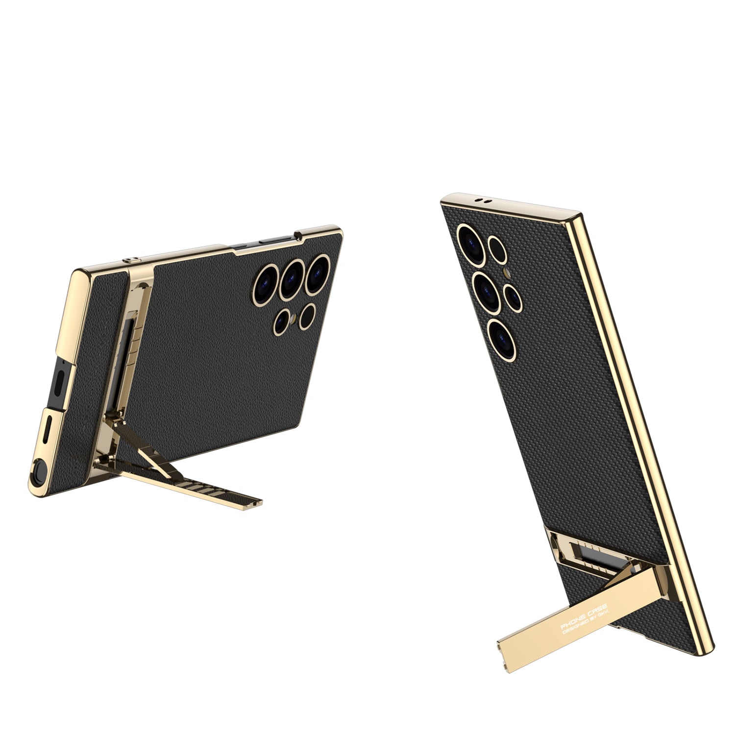 S23 Ultra Folding Stand Leather Cover  S23 Ultra Folding Stand Leather Cover