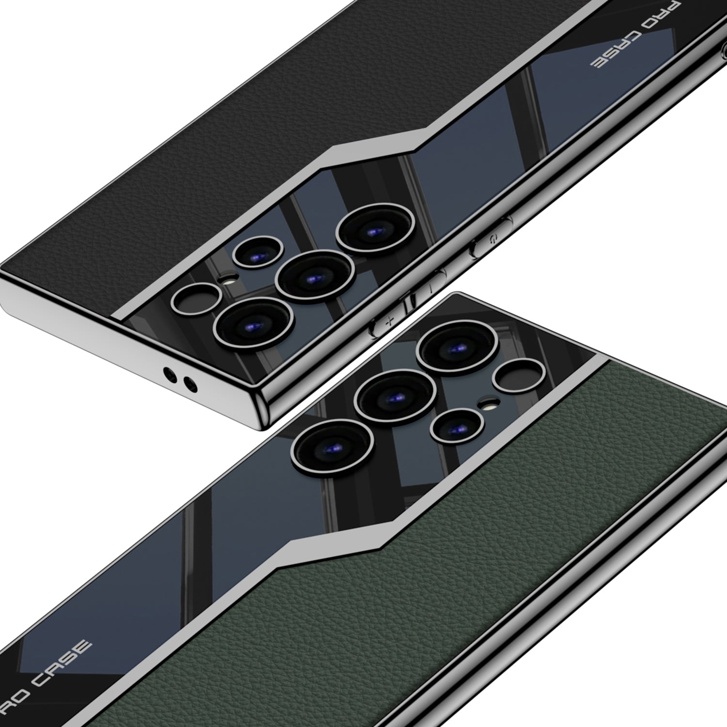 Galaxy S23 Ultra Shockproof Leather Back Case With Camera Protection Galaxy S23 Ultra Shockproof Leather Back Case With Camera Protection