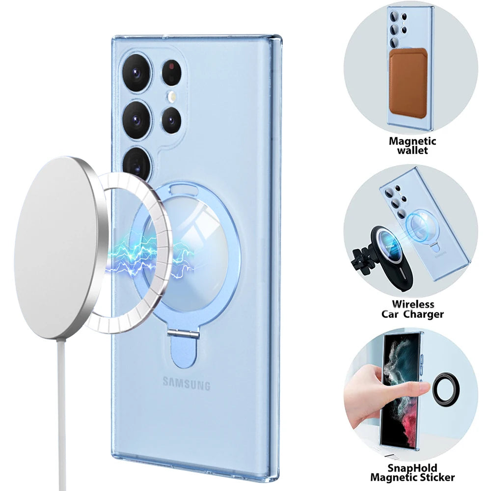 Samsung S23 Ultra Translucent Wireless Charging Cover Samsung S23 Ultra Translucent Wireless Charging Cover