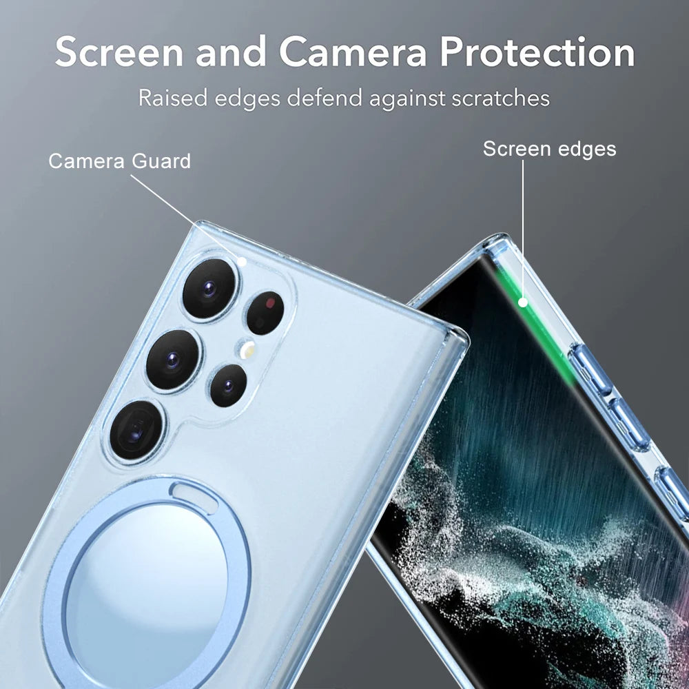 Samsung S22 Ultra Back Cover with Ring Stand Samsung S22 Ultra Back Cover with Ring Stand