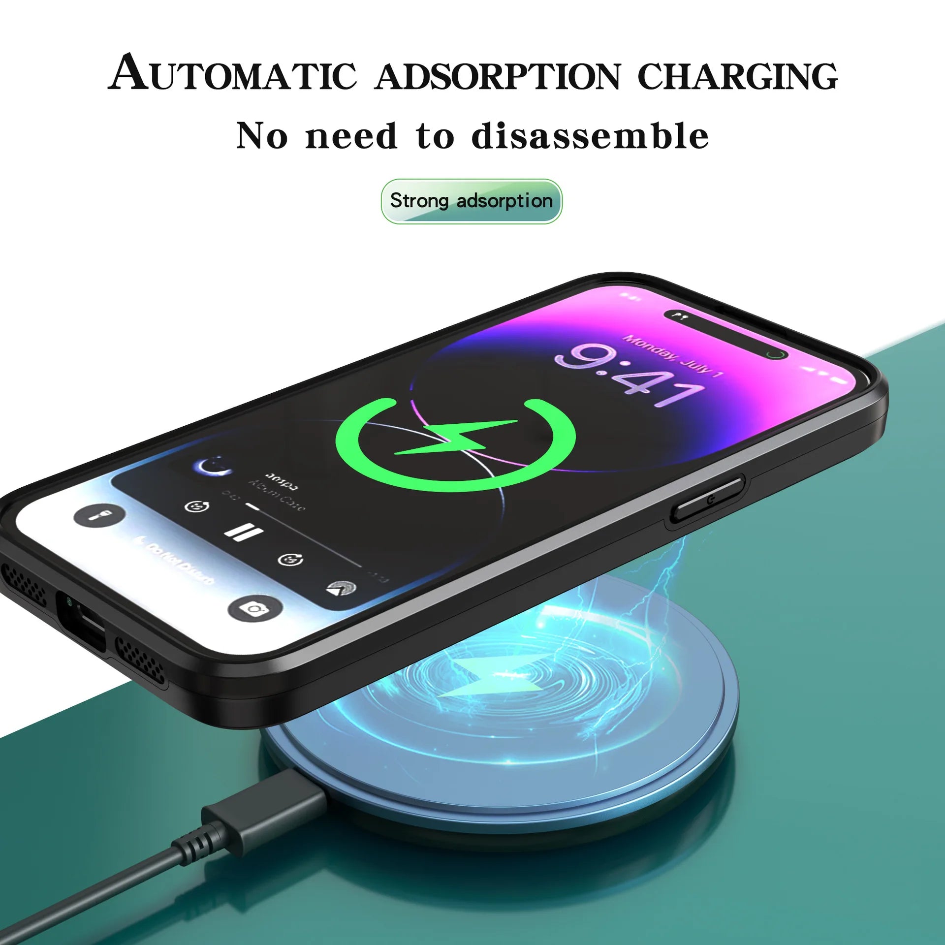 iPhone 15 Pro Max Wireless Charging Case iPhone 15 Pro Max Wireless Charging Case