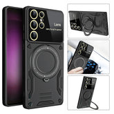 Samsung S24 Ultra Armor Back Cover With Wireless Charging And Invisible Stand