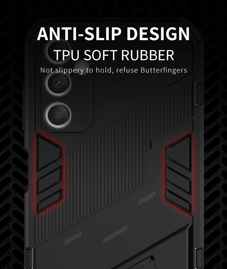 Samsung S24 5G Back Cover with Invisible Stand  Samsung S24 5G Back Cover with Invisible Stand