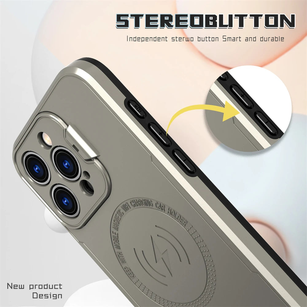 iPhone 15 Pro Max Case with Adjustable Kickstand - Bharatcase iPhone 15 Pro Max Case with Adjustable Kickstand - Bharatcase