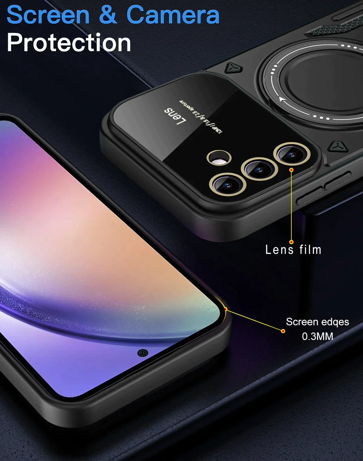 S24 Plus Camera Protection Case With Wireless Charging  S24 Plus Camera Protection Case With Wireless Charging