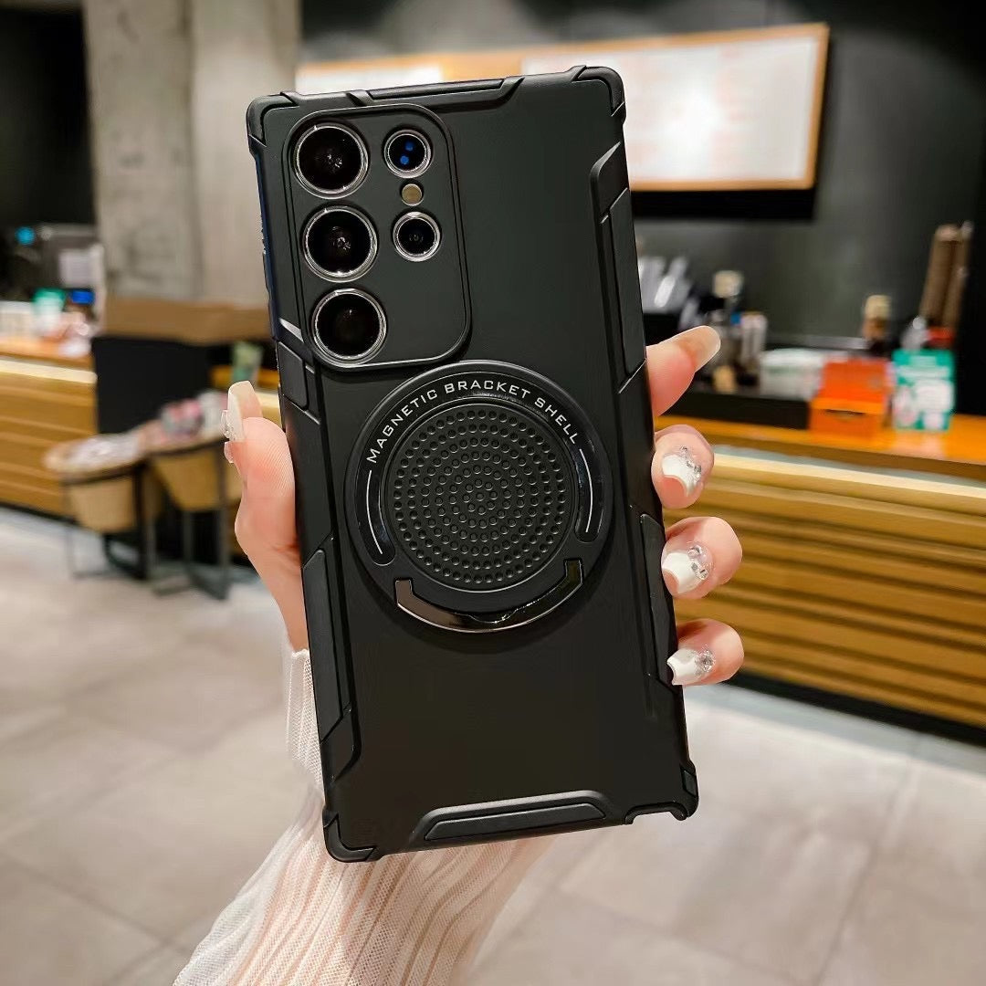 S22 Ultra Shockproof Back Cover With Invisible Bracket S22 Ultra Shockproof Back Cover With Invisible Bracket