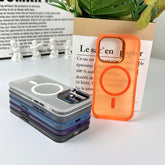 iPhone 15 Pro Max frosted wireless charging case