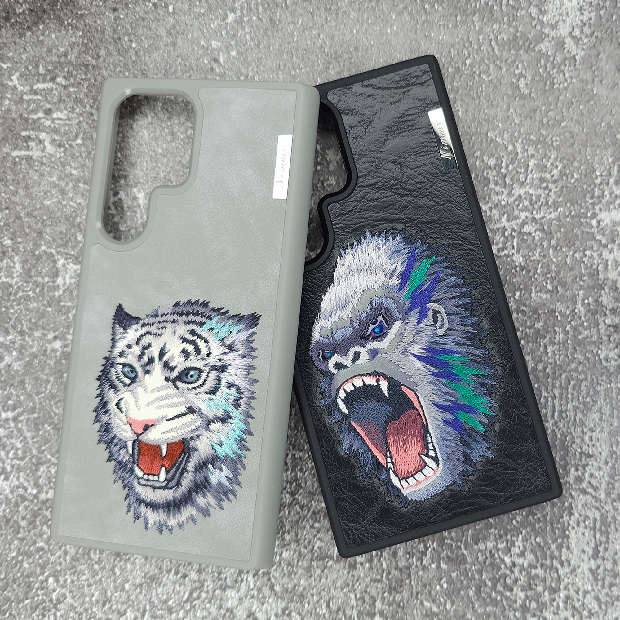 Samsung S24 Ultra Original Nimmy 3D Back Cover & Case-Tiger-and-wolf Samsung S24 Ultra Original Nimmy 3D Back Cover & Case-Tiger-and-wolf