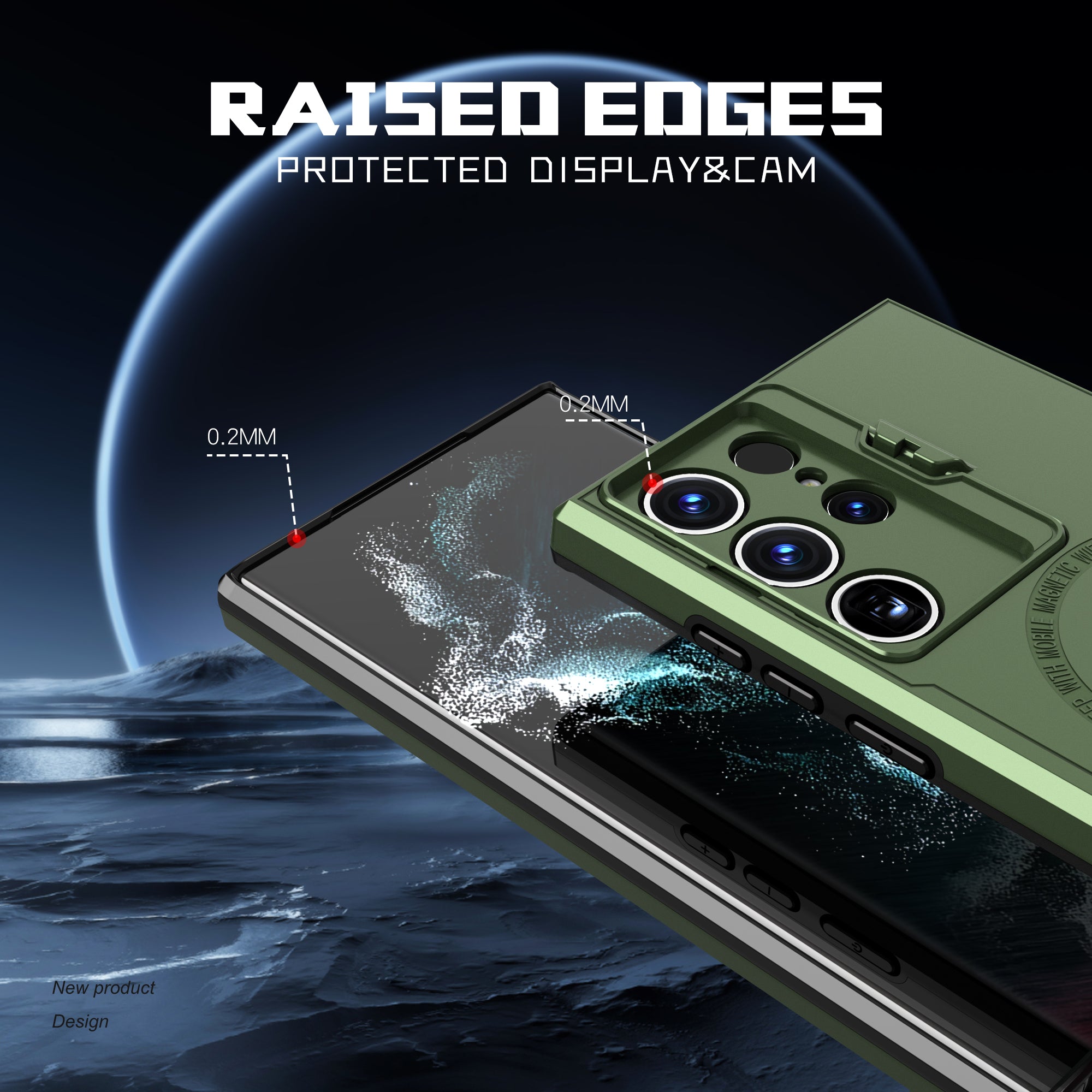 Samsung S23 Ultra Shockproof Back Case with KickStand  Samsung S23 Ultra Shockproof Back Case with KickStand