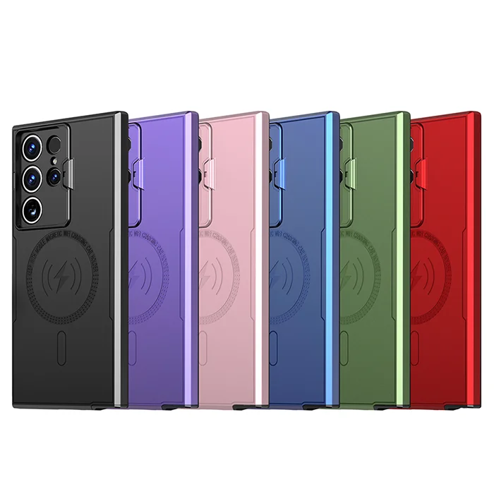 Samsung S23 Ultra Shockproof Back Cover With Camera Stand Samsung S23 Ultra Shockproof Back Cover With Camera Stand