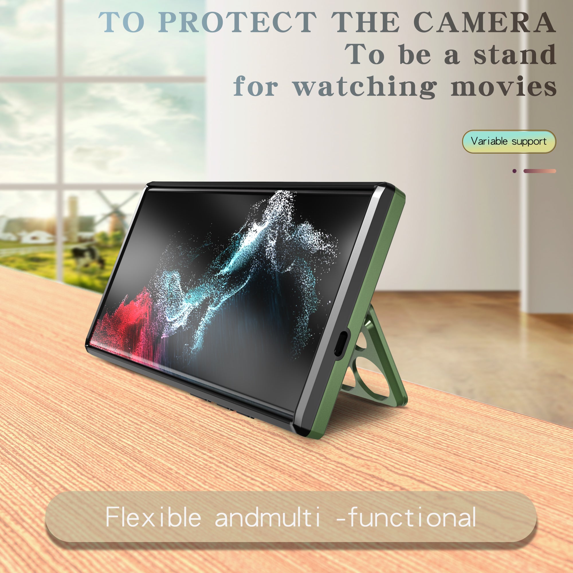 Samsung S23 Ultra Folding Bracket Case  Samsung S23 Ultra Folding Bracket Case