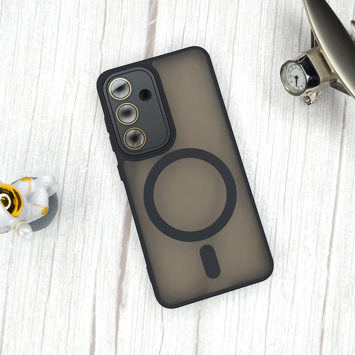 Samsung S24 Back Cover With Wireless Charging And Camera Lens Protection-black-colour Samsung S24 Back Cover With Wireless Charging And Camera Lens Protection-black-colour