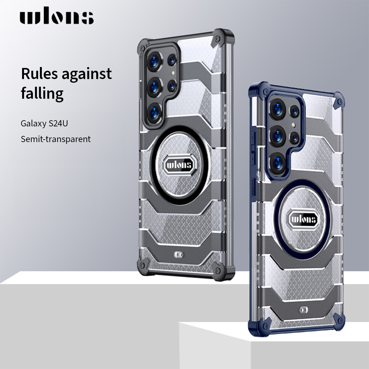 360° Protection With Wireless Charging Case For Samsung S24 Ultra 360° Protection With Wireless Charging Case For Samsung S24 Ultra