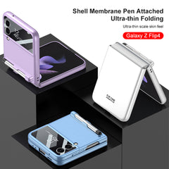 Z Flip 4  S Pen Case With Tempered Glass