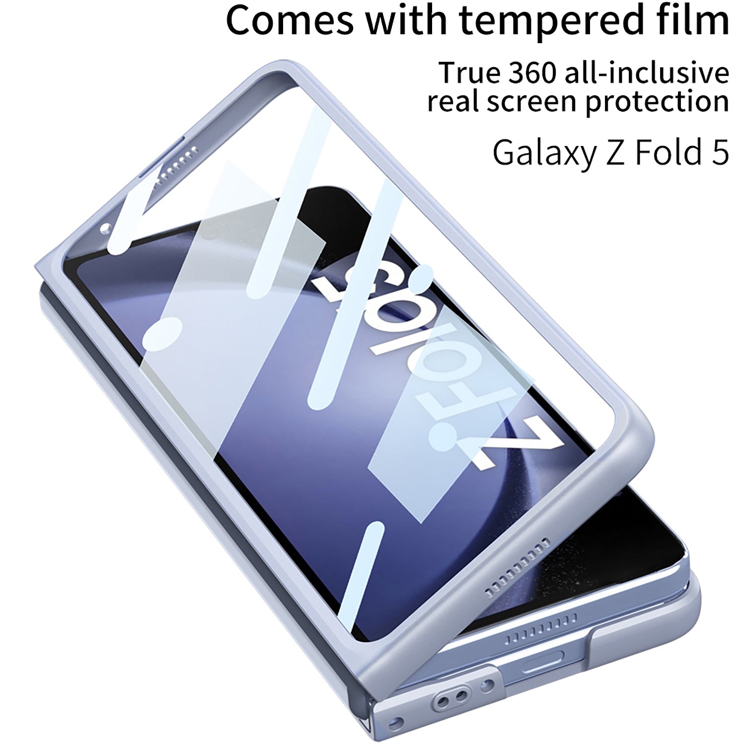 Z fold 5 Tempered glass case