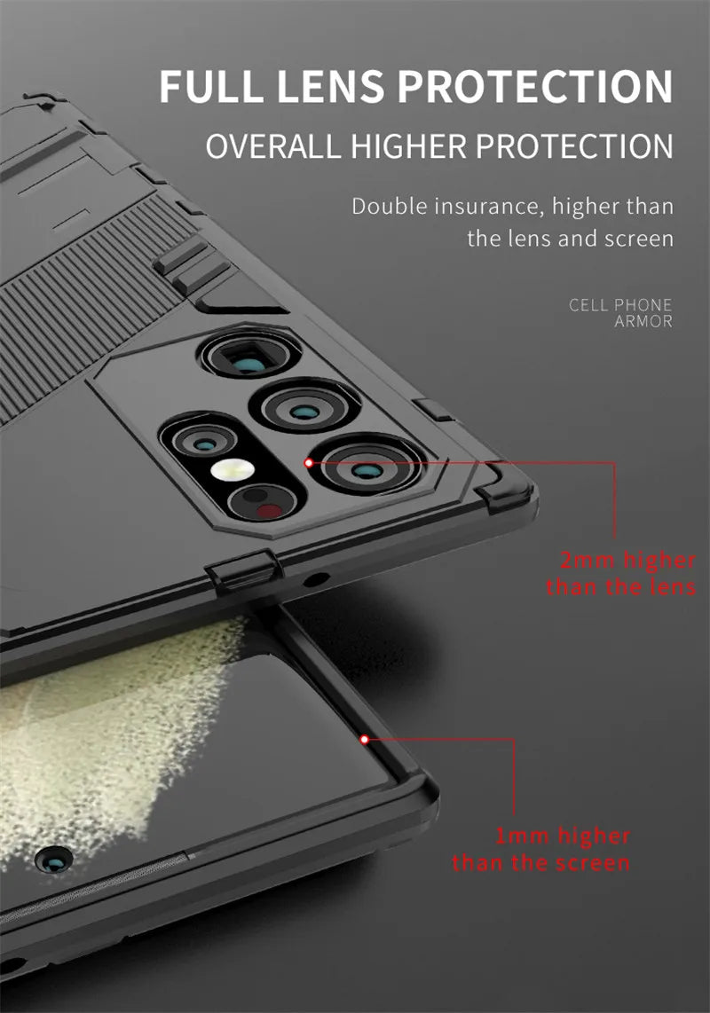 S23 Ultra Camera Protector Armor Case