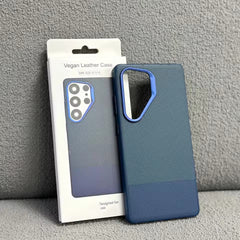 Samsung Galaxy S25 Ultra Dual Pattern Leather Back Cover & Case