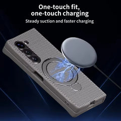 Samsung Galaxy Fold 7 Back Cover & Case With Wireless Charging And Kickstand