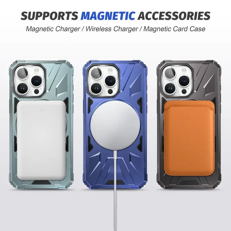 iPhone 15 Plus Magnetic Back Cover with MagSafe Charging