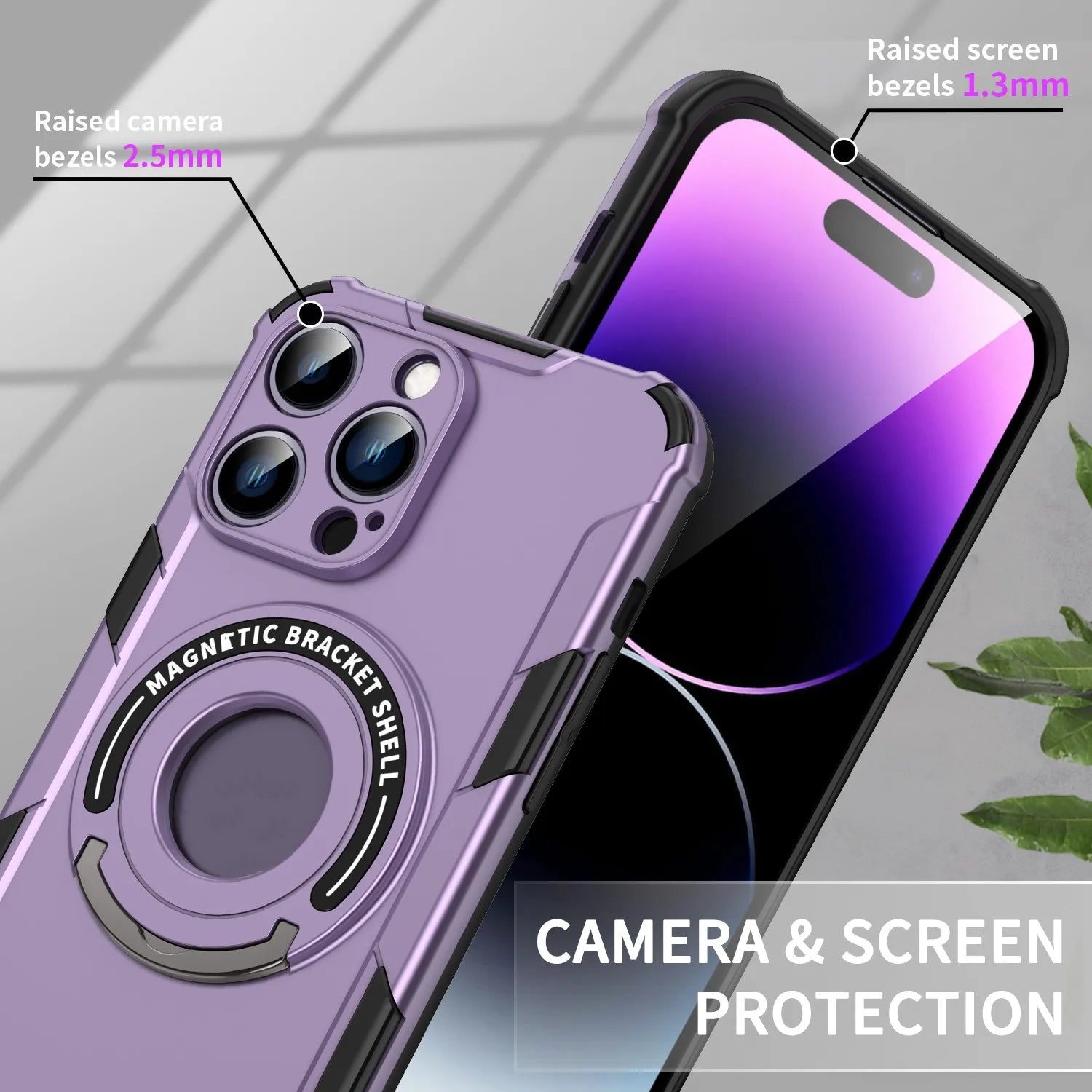 iPhone 15 Pro Back Cover & Case With Camera Protection, Adjustable Kic –  Bharatcase