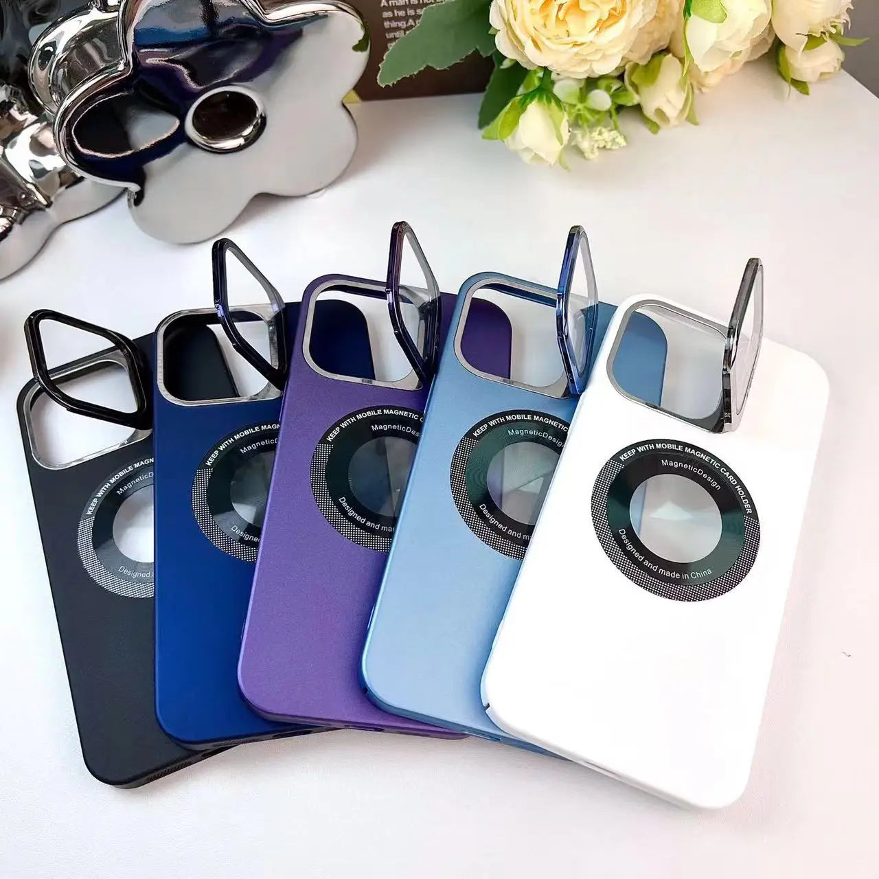 iPhone 15 Pro Foldable Stand Case