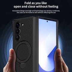 Samsung Galaxy Fold 7 Back Cover & Case With Wireless Charging And Kickstand