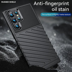 Samsung S24 Ultra Shockproof Rugged Back Case -Anti Fingerprint 