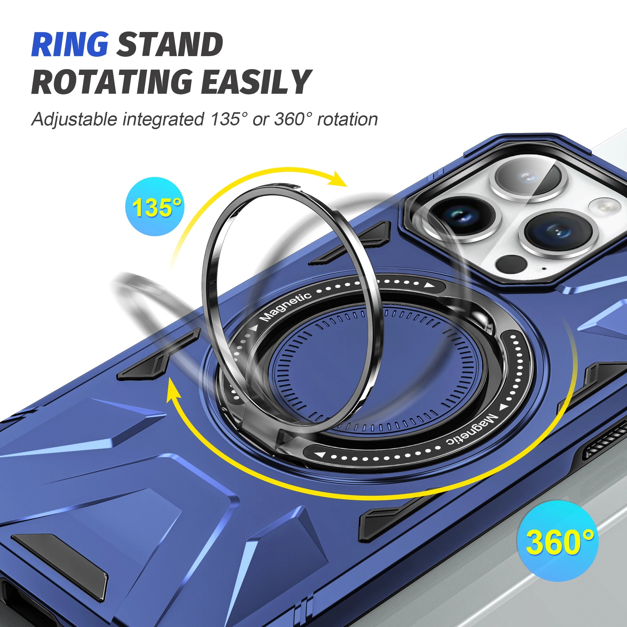 iPhone 15 Ring Holder Case