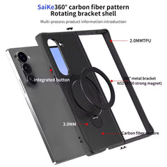 Samsung Galaxy Fold 7 Back Cover & Case With Wireless Charging And Kickstand
