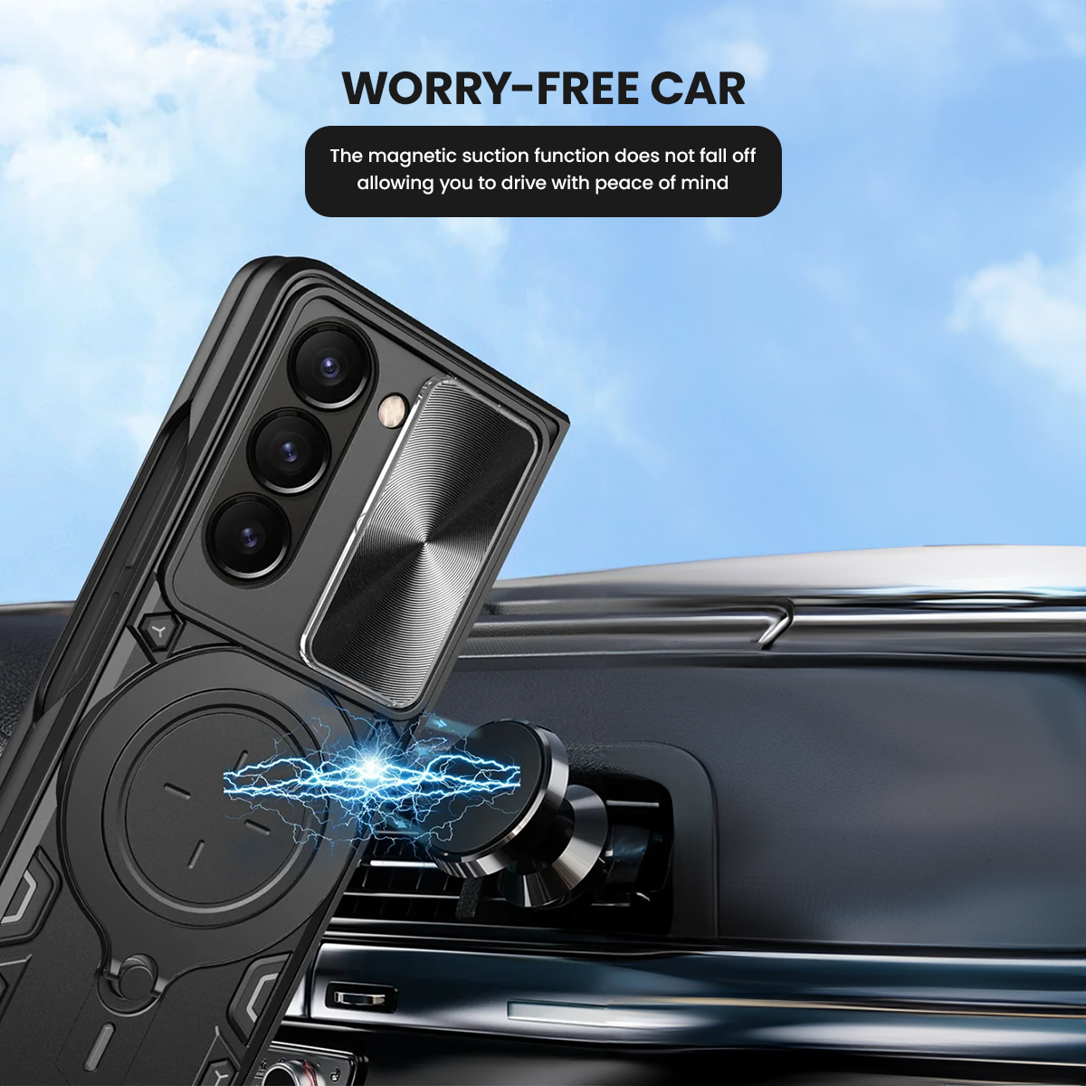 Samsung Z Fold 5 Case with Car Mount
