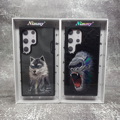 Original Nimmy 3D Samsung S24 Ultra Back Cover & Case - Wolf, Gorilla, Tiger, Panda, and Bear Variants