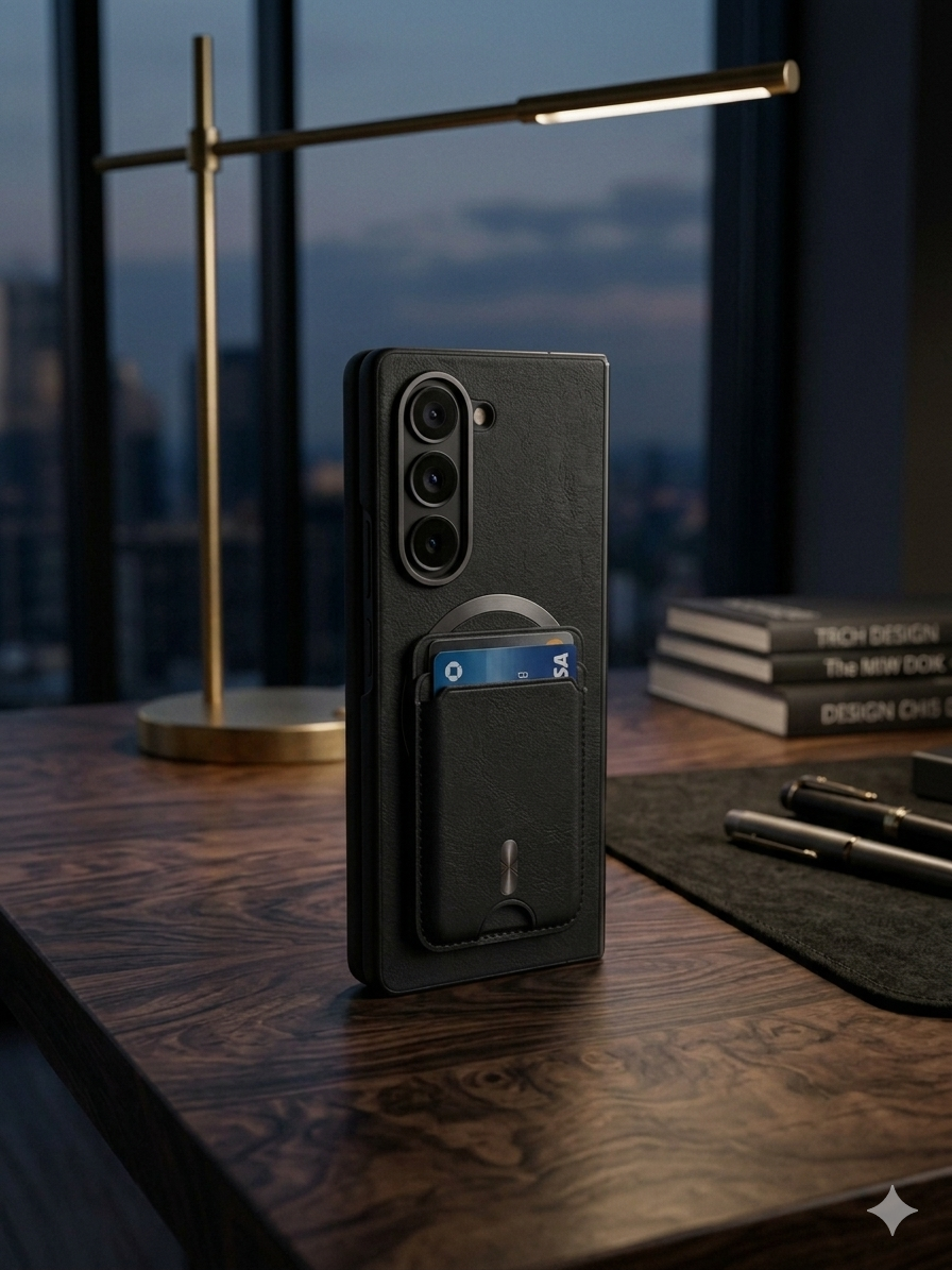 Samsung Galaxy Fold 7 Back Cover & Case With Wireless Charging