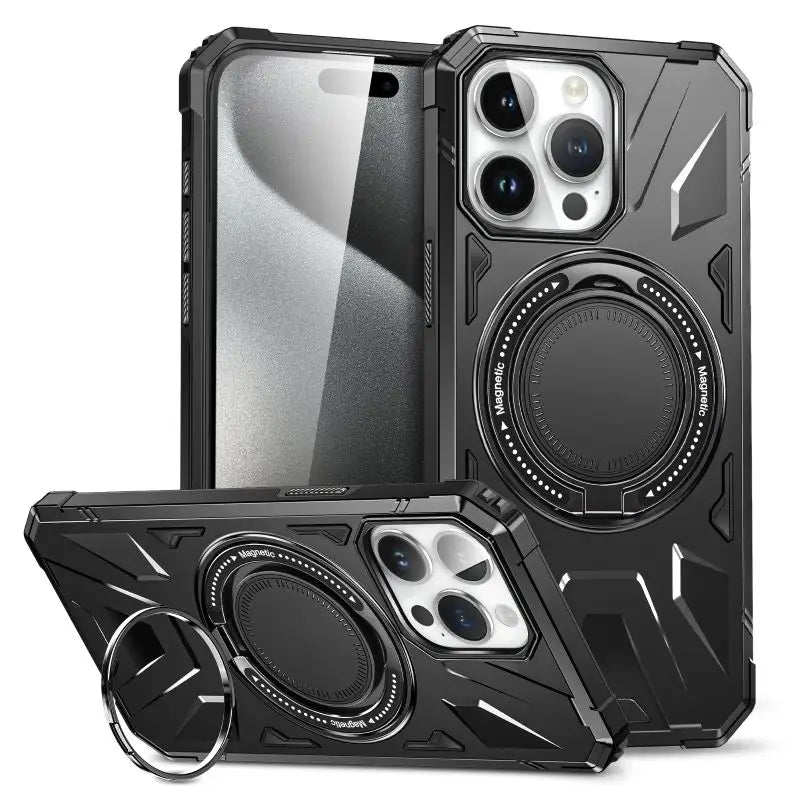 iPhone 14 Armor Case With Ring Stand