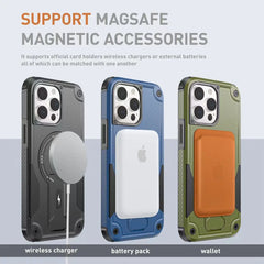 iPhone 14 MagSafe Case With Kickstand And Wireless Charging