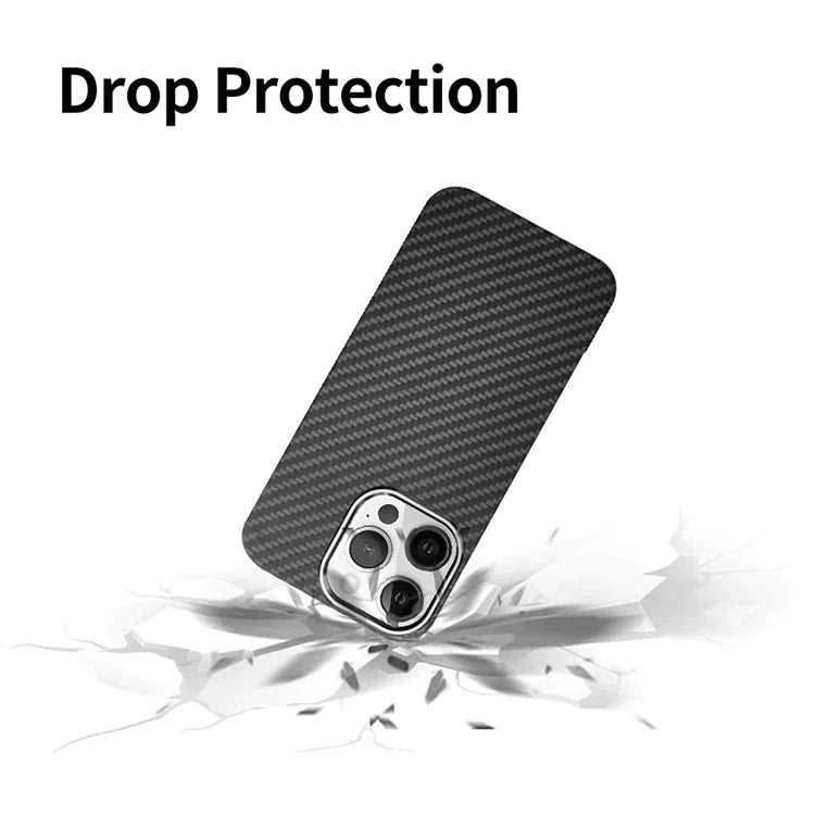 iPhone 14 Series Carbon Fiber Back Cover - Bharatcase