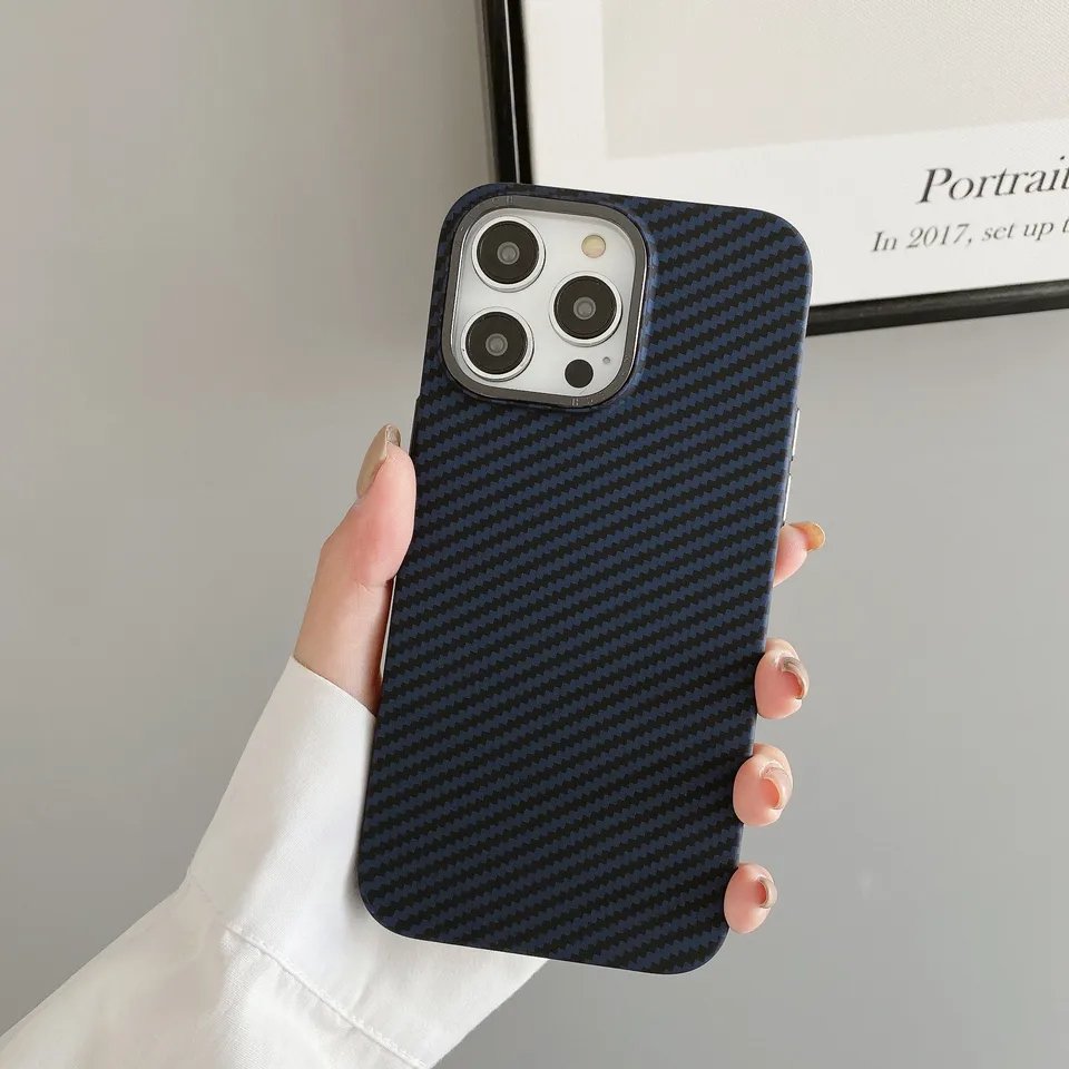 iPhone 14 Series Carbon Fiber Back Cover - Bharatcase