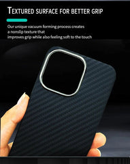 iPhone 14 Series Carbon Fiber Back Cover - Bharatcase