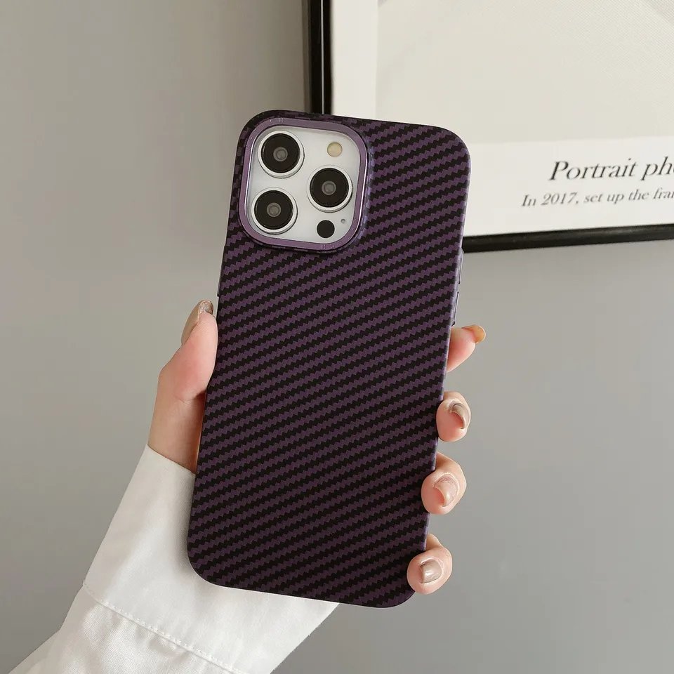 iPhone 14 Series Carbon Fiber Back Cover - Bharatcase