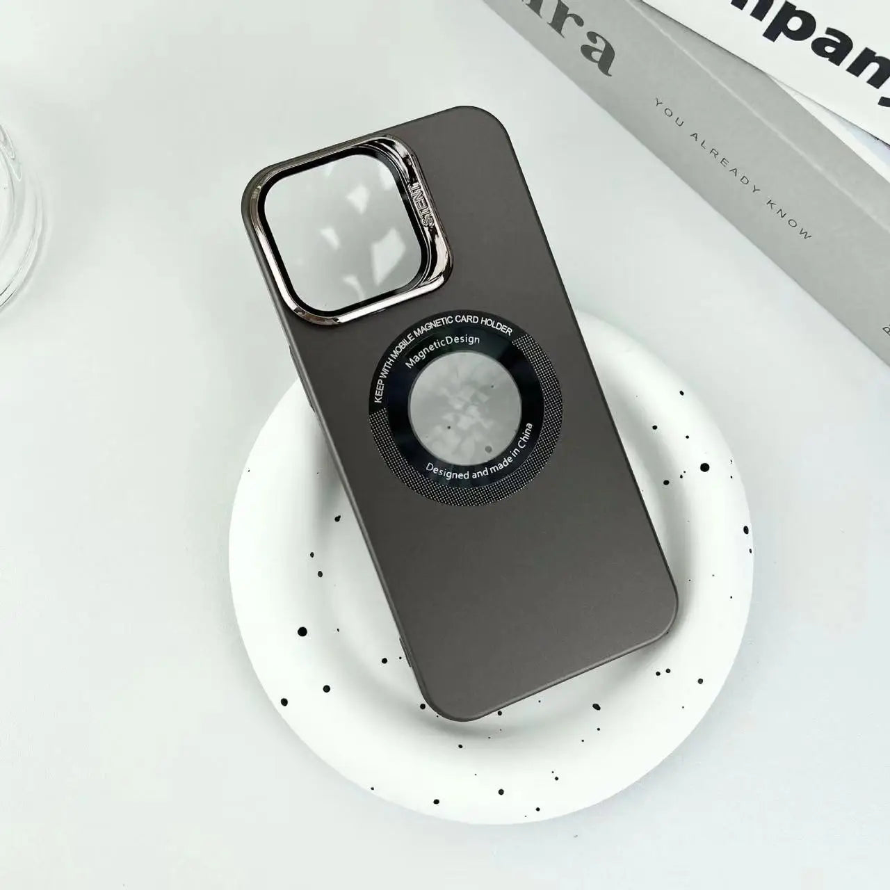 iPhone 15 Camera Stand Back Cover