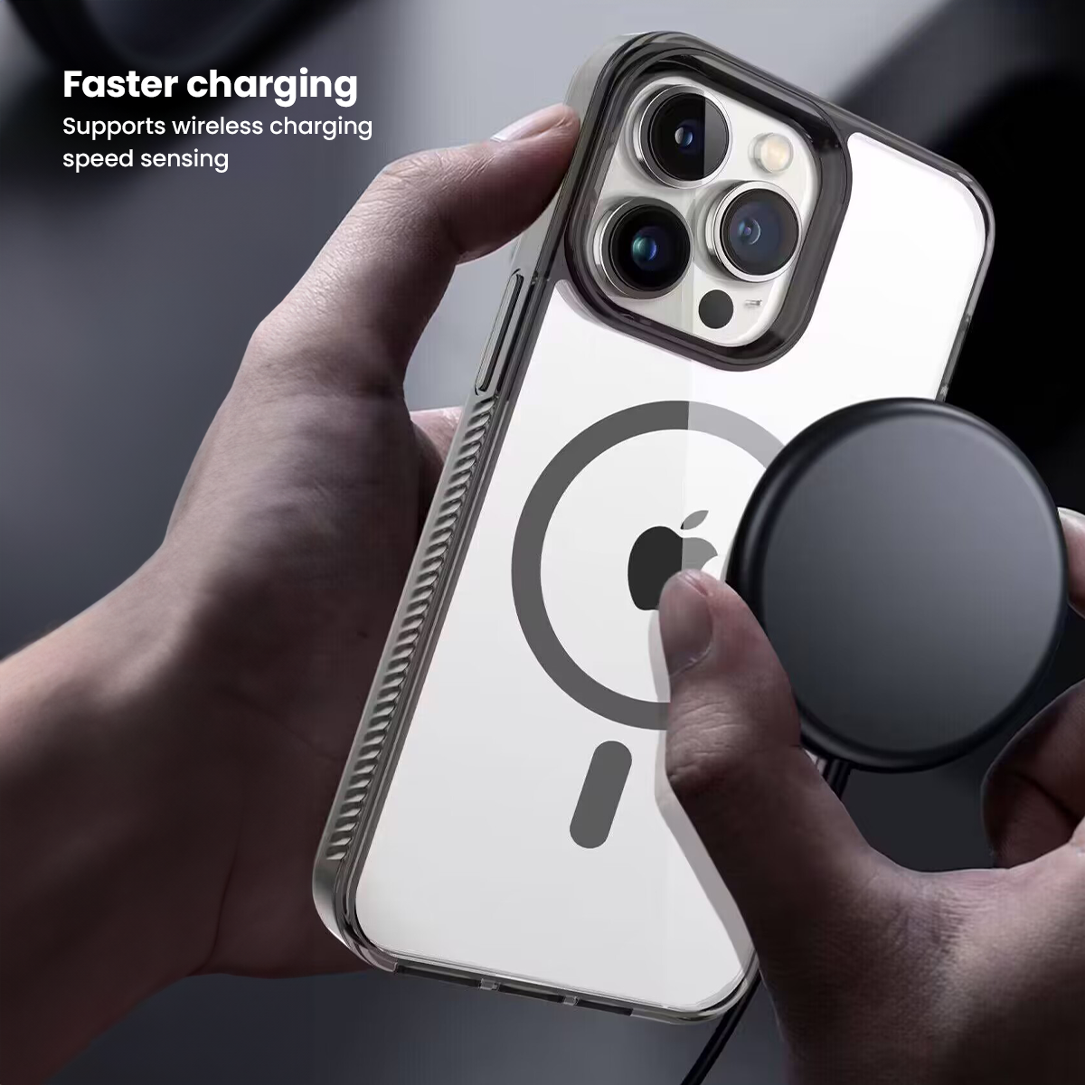 iPhone 15 Magsafe Charging transparent Case