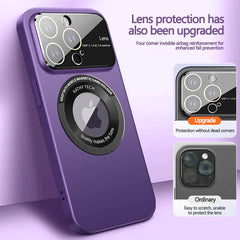 iPhone 15  Back Cover With Glass Lens Protection