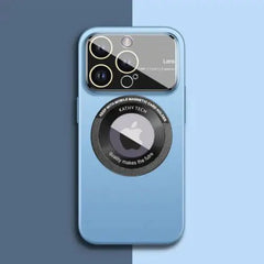 MagSafe Glass Lens Protector Matte Finish Luxury Case for iPhone - Bharatcase