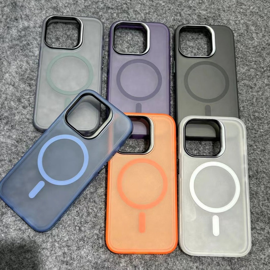 Translucent iPhone 15 Back Cover with MagSafe Charging