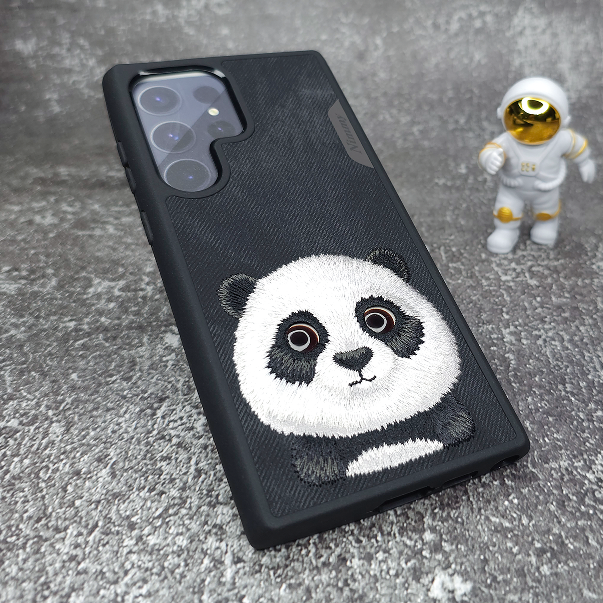 Samsung S23 Ultra Nimmy Back Cover- Black Panda