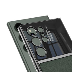S23 Ultra Camera  Protection Leather Case