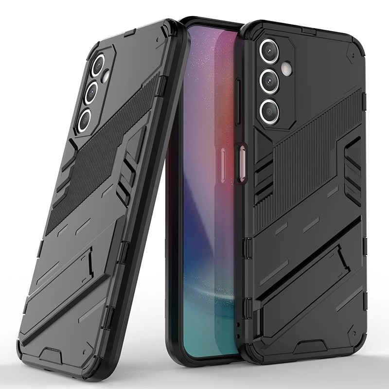 Samsung S24 5G Shockproof Armor Back Cover With Wireless Charging