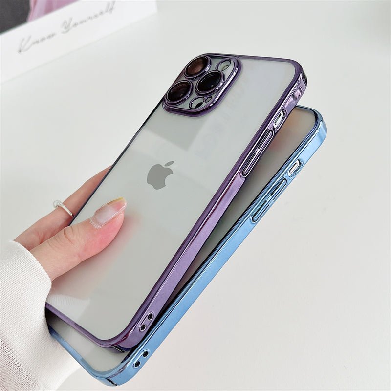 TPU Transparent iPhone Series Back Cover With Camera Protection - Bharatcase