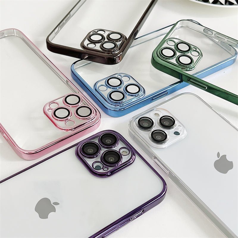 TPU Transparent iPhone Series Back Cover With Camera Protection - Bharatcase