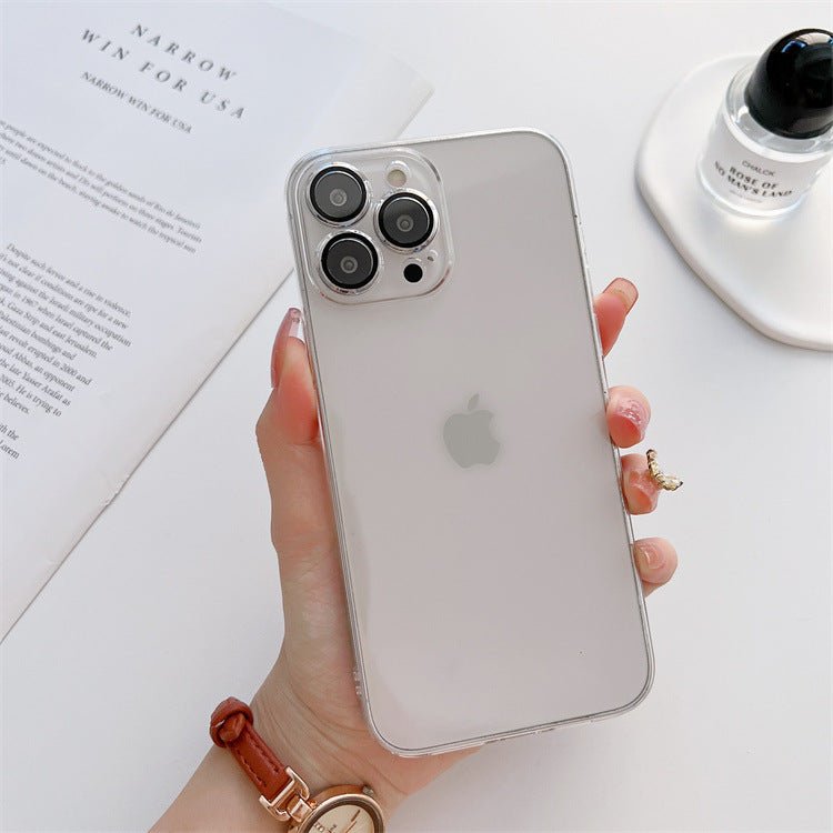 TPU Transparent iPhone Series Back Cover With Camera Protection - Bharatcase