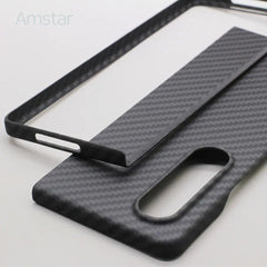 Galaxy Z Fold 4 Back Cover with Carbon Fiber - Bharatcase